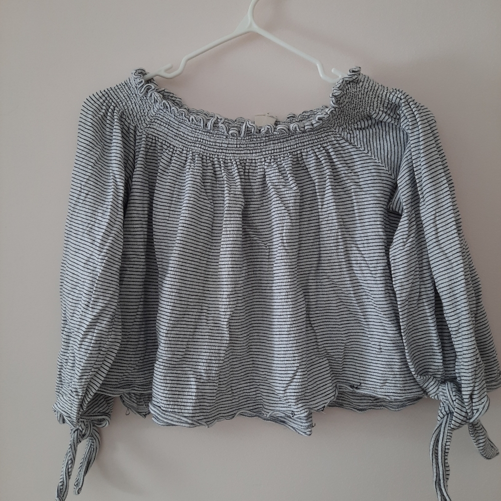We The Free Stripped Top
